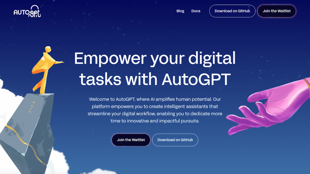 Auto-GPT website