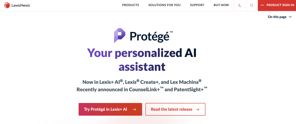 Lexis+ AI (Protege)