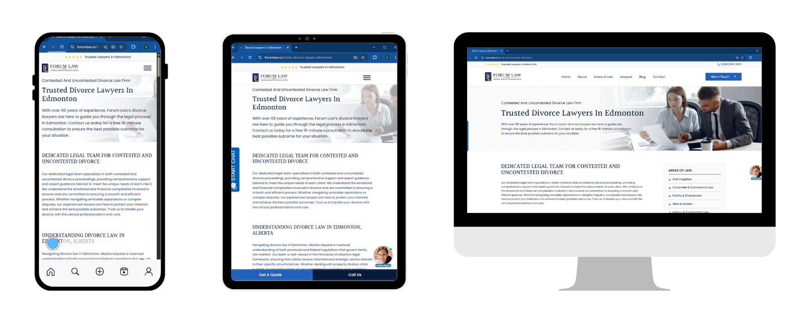 adaptive website design