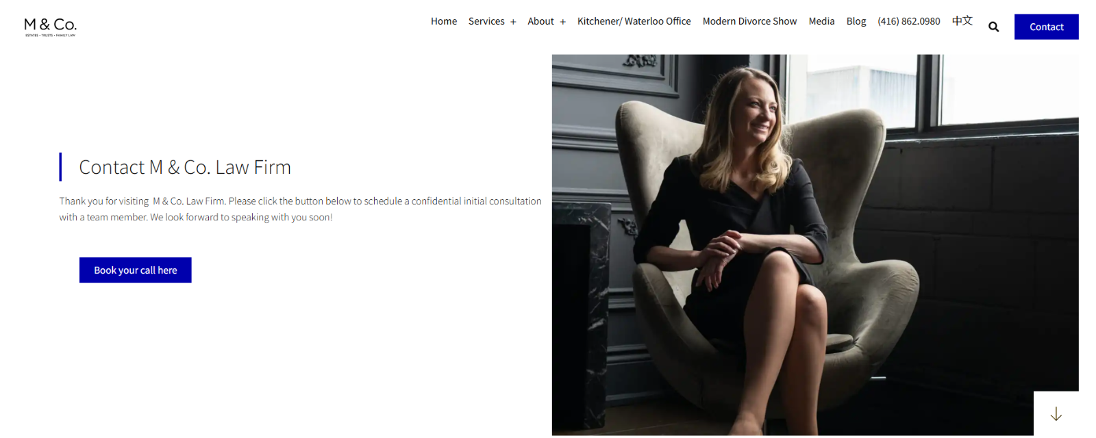 M & Co. website
