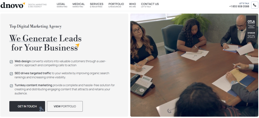 dNOVO, best legal marketing agency Canada