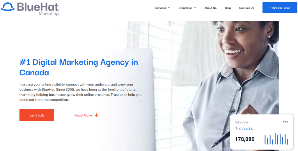 Bluehat Marketing website