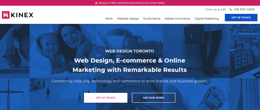 Kinex Media website