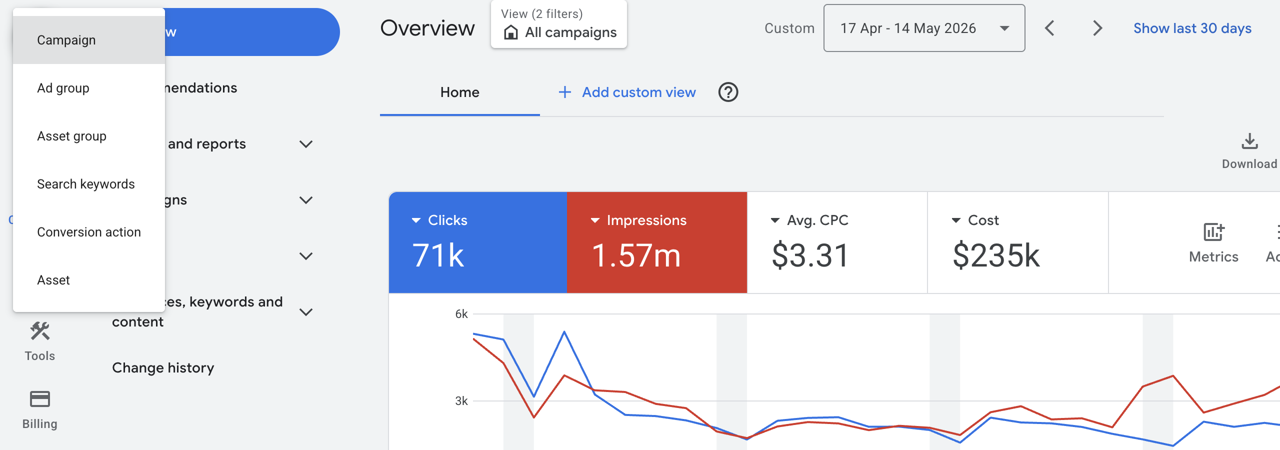 Create a Google Ads campaign.