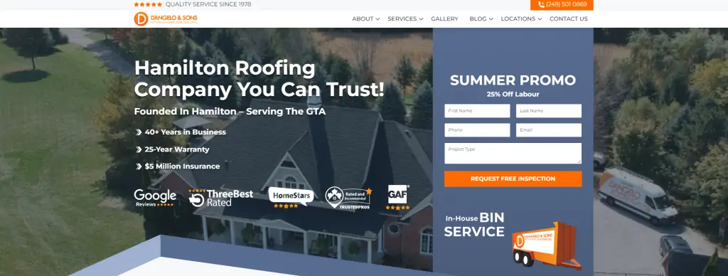 roofing website is the basis of roofing marketing strategy